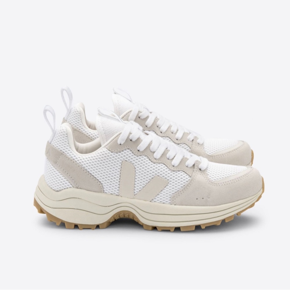 Veja - VENTURI ALVEOMESH WHITE PIERRE NATURAL - Size 8